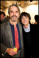 Jeremy Irons and Ronnie Wood
